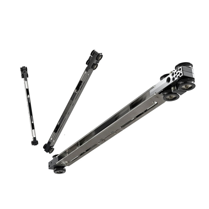 Three-linkage Zinc Sliding Door Pulley Buffer Accessories
